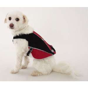  Dog Wear Reflective Mesh Vest Harness in Red and Black 