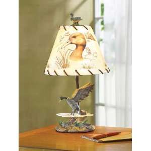  Mallard Ducks Sculpture Lamp CT 36720