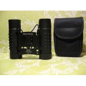  Crate & Barrel Protocol Binoculars with Case Sports 