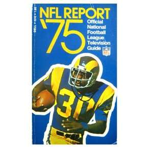  NFL Report 75 1975 Official National Football League 