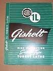 Vtg Gisholt Machine Co Catalog~1L Turret Lathe~Tool 55