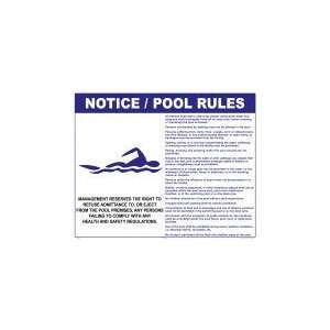  Nevada Pool Rules Sign 3028Wa3024E