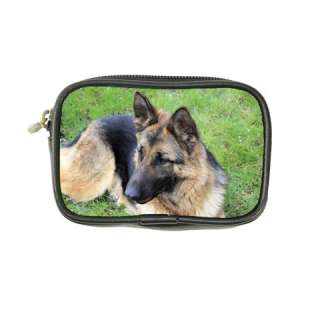 German Shepherd Dog Puppy Leather Coin Purse Wallet Bag  
