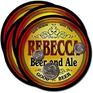  Rebecca, GA Beer & Ale Coasters   4pk 