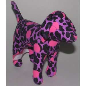  Victorias Secret Pink Dog Solid Plush Toy Purple with Pink 