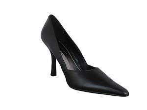 BCBGENERATION KATCHEN BLACK LEATHER PUMP  