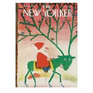 The New Yorker Cover   December 25, 1978 Giclee Poster Print  