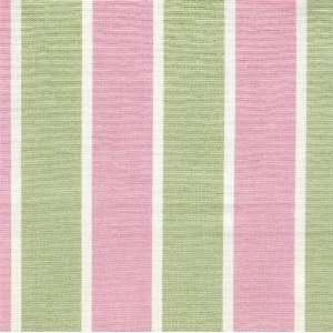  blush & sage cabana stripe fabric