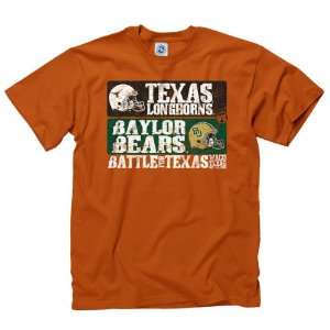   Baylor Bears vs Texas Longhorns 2011 Match up T Shirt Sports