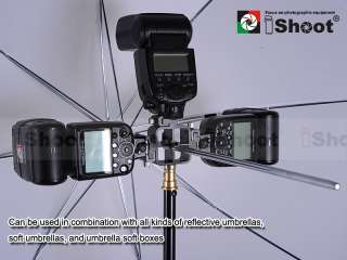Tri Hotshoe Mount Adapter for Flash Holder Bracket&Nikon SB900/SB700 