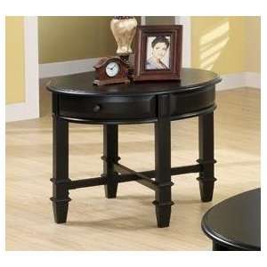  Austine End Table in Black Finish by Coaster Furniture 