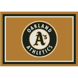  MLB Spirit Oakland Athletics Baseball Rug Size 5 4x7 8 