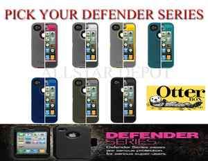   DEFENDER SERIES CASE for IPHONE 4S 4 PICK YOUR STYLE COLOR VERIZON ATT