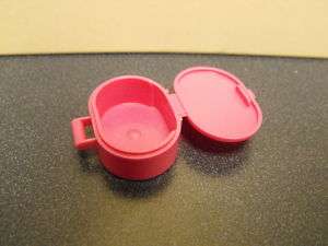 Lego Dark Pink Scala Utensil Oval Case Storage Box Type  