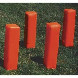  Weighted Football Corner Pylons   Set of 4 Sports 