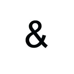  Letter Ampersand Small    3 Pack 