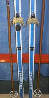 Cross Country 79 Skis 3 pin 205 cm +Poles HARJU  