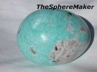   ITE EGG FELDSPAR BLUE POLISHED STONE CRYSTAL ball/sphere BRAZIL