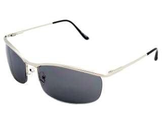     Mens Half Rimless Metal Frame Sunglasses Designer Shades  