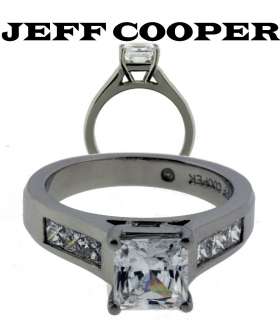 JEFF COOPER PLATINUM .60 CARAT DIAMOND ENGAGEMENT RING # 3146  