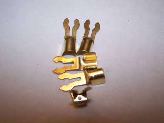 Brass Forked Spark Plug Wire Ends for 7mm Wire  
