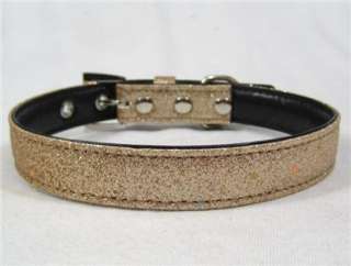 PVC dog collars Shining PU leather Pet Collars small dog collar 4 