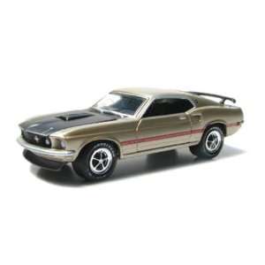  1969 Ford Mustang Mach 1 1/64 Gold Toys & Games