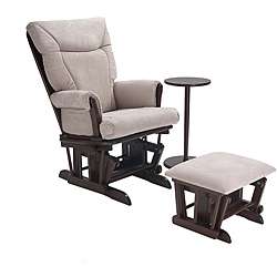 OEKO Reagan Glider with Ottoman and Side Table  