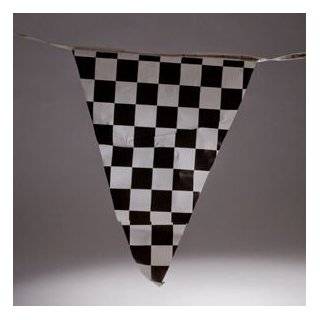 100 Ft Checkered Flag Banner Pennant Car Racing Party
