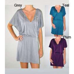 Institute Liberal Womens Cape Sleeve Knit Mini Dress  