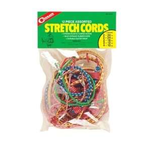  Coghlans Bungee Cords Assorted 12 Pc Strong Plastic Coated 