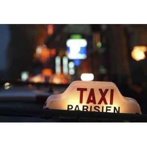  Taxi Parisien   Peel and Stick Wall Decal by Wallmonkeys 