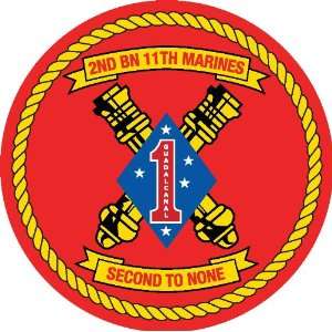  USMC 2nd battalion 11th marine regiment sticker vinyl 