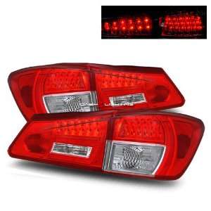  06 08 Lexus IS350 LED Tail Lights   Red Clear Automotive