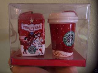 STARBUCKS Ornaments ★Christmas Blend Coffee & To Go Cup  