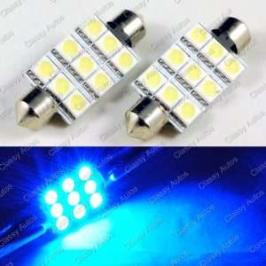 41mm 1.72 Festoon 9 LEDs SMD LED Bulb BLUE for 578 211 2 212 2 214 2 