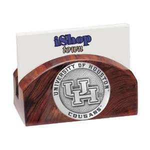  Houston Cougars Ironwood Business Card Holder Sports 