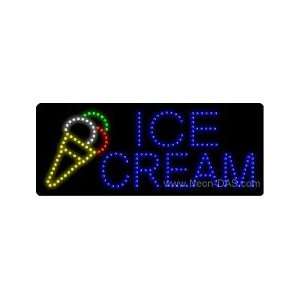  Ice Cream LED Sign 11 x 27