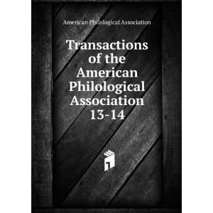   Association. 13 14 American Philological Association Books
