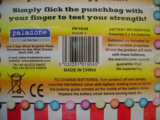   an unopened toy called the finger flick punchbag it s much like the