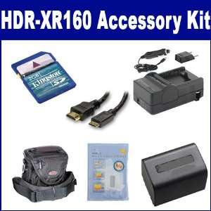  Sony HDR XR160 Camcorder Accessory Kit includes ZELCKSG 