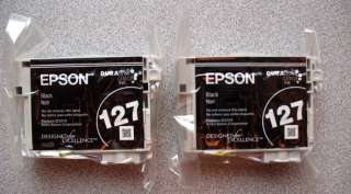 PACK Epson GENUINE 127 Black Ink (NO RETAIL BOX) T127120 845 840 635 