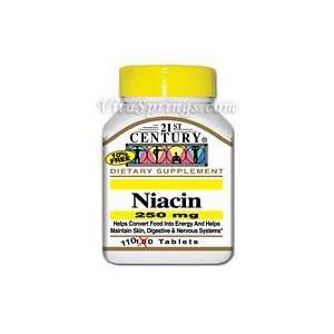    Niacin 250 mg 110 Tablets, 21st Century