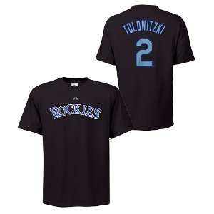  Colorado Rockies Troy Tulowitzki T Shirt By Majestic Athletic 