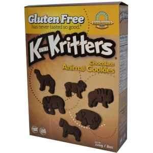Kinnikinnick Gluten Free Chocolate KinniKritter Animal Cookies 6/7.7 