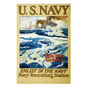  Navy Recruiting Station Poster (18.00 x 24.00)