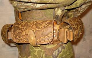 New Luxury Leather Bandolier. Hunting Cartridge belt.  
