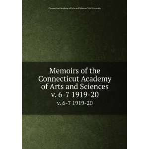  Memoirs of the Connecticut Academy of Arts and Sciences. v 