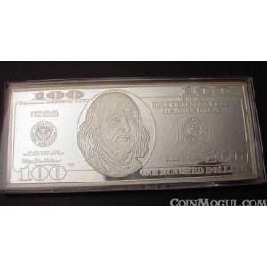  $100 Silver Bar 4 OZ Proof Toys & Games