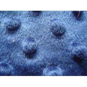  Minky Cuddle Dimple Dot Dark Blue 58 to 60 Inch Fabric By 
